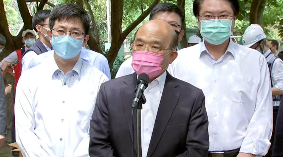 ▲行政院南服中心執行長陳政聞請辭，行政院長蘇貞昌表示，行政官員應謹言慎行，個人私領域也應顧及社會觀感。（圖／行政院提供）