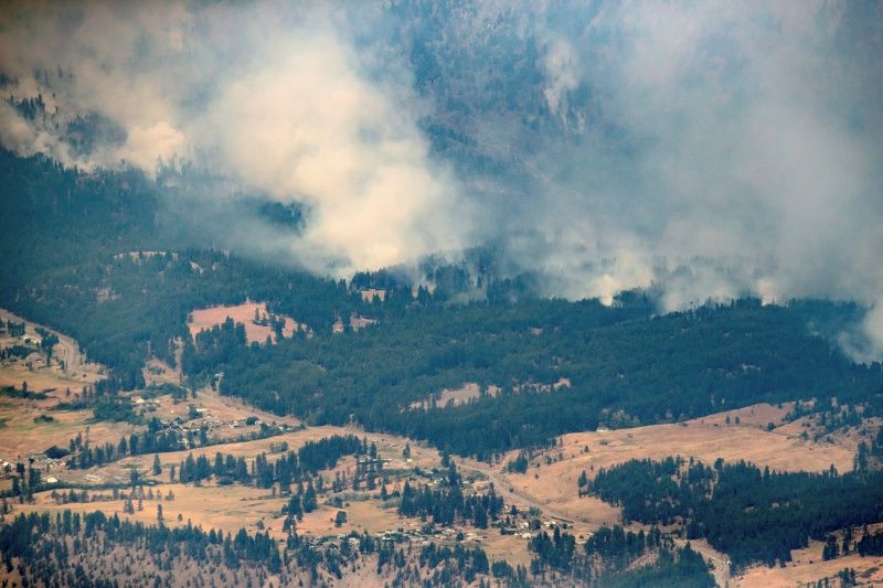 ▲由於氣候太過炎熱乾燥，當地野火事件頻傳。（圖／美聯社／達志影像）