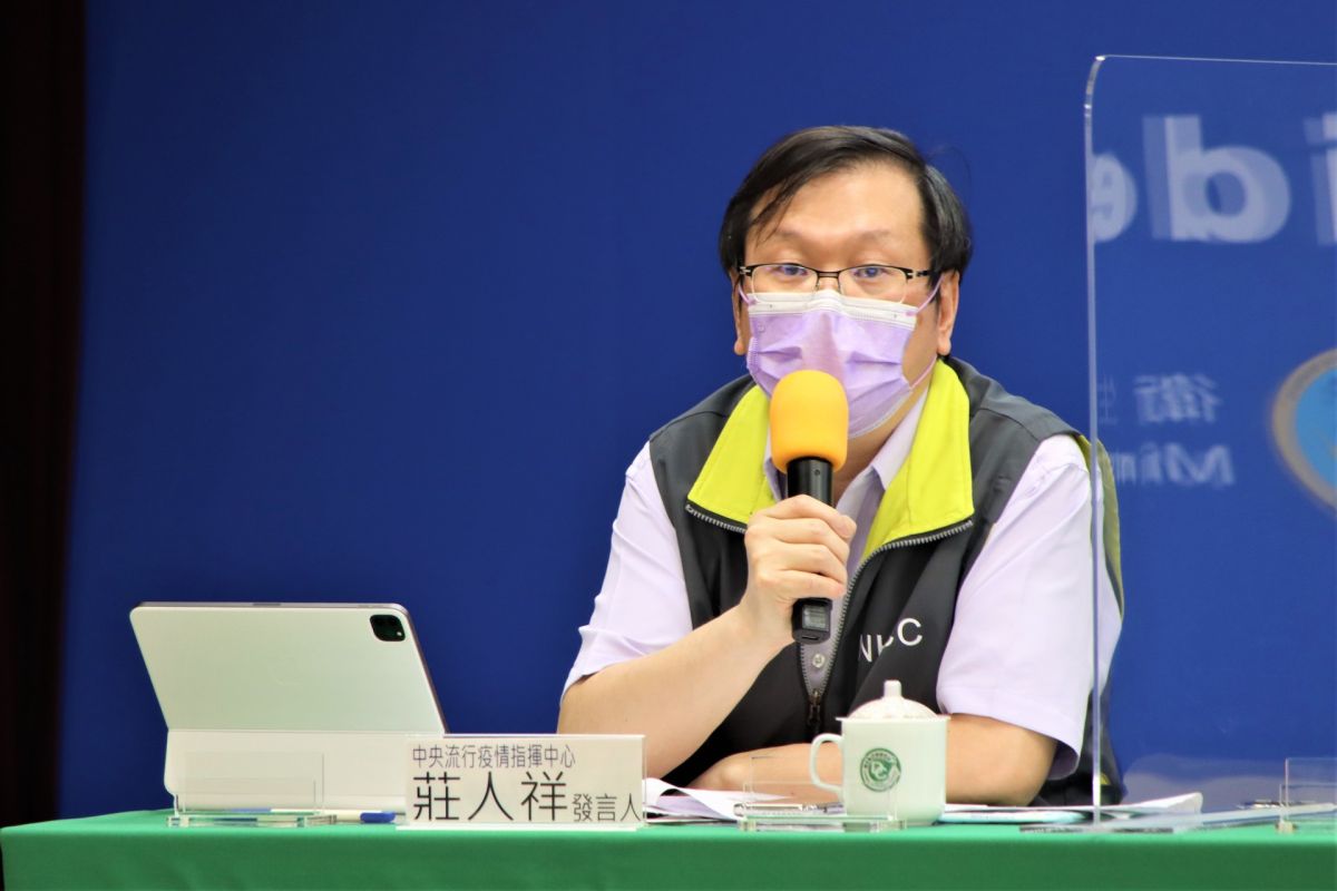 ▲中央流行疫情指揮中心發言人莊人祥表示,針對日本疫苗護照措施,將請外交部持續與日方溝通。(圖/指揮中心提供)
