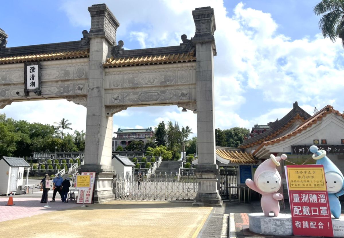 ▲澄清湖風景區微解封，遊客配合指引入園狀況良好。(圖／記者黃守作攝，2021.07.13) 