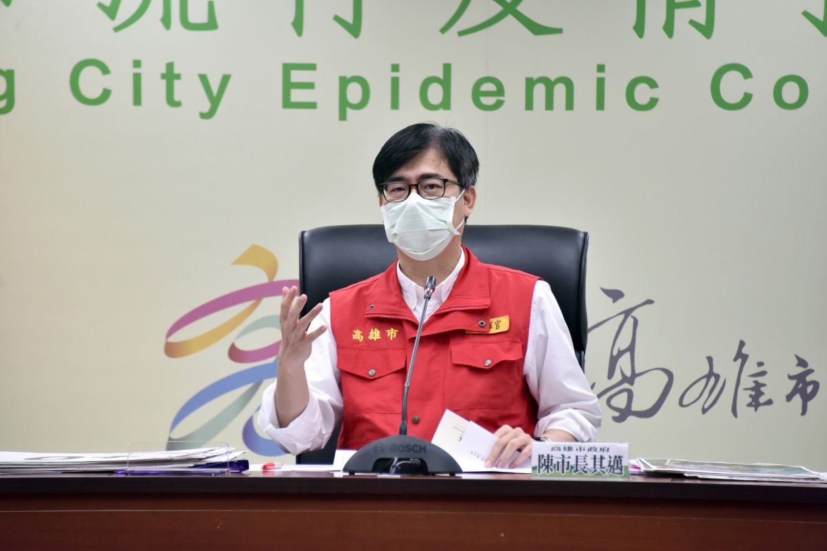 ▲陳其邁指出，高雄市在7月15日之前，65歲以上的長輩就要全部打完，這是高雄市規劃的期程。（圖／高雄市政府提供）