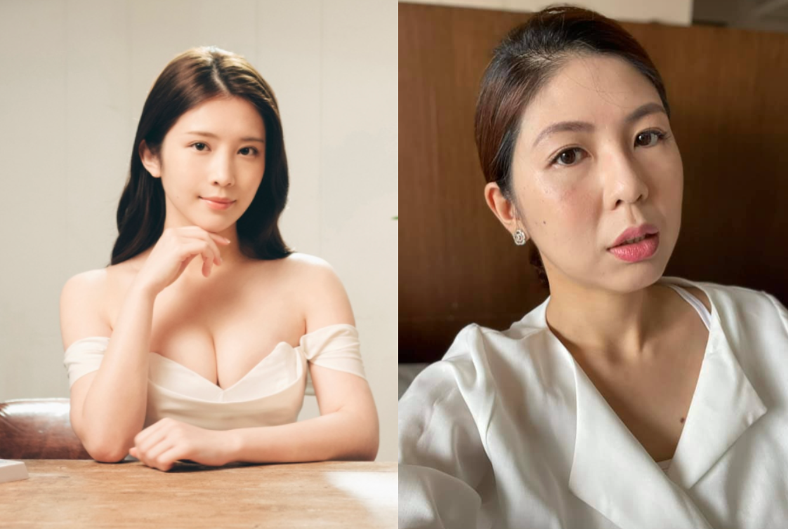 ▲藝人鄭家純（雞排妹）遭周刊踢爆當小三，而雞排妹也透過臉書回應此事；不過，知名女律師李怡貞則表示「如果真的不小心介入別人感情，其實第一句話永遠都應該是『對不起』」。（左圖，翻攝自 臉書 鄭家純／右圖，翻攝自臉書粉專《女人大律師李怡貞》）