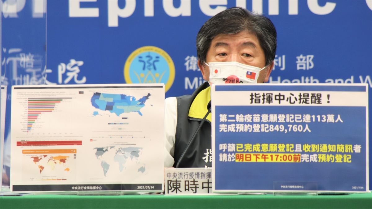 ▲指揮中心指揮官陳時中今（14）日出席記者會，說明國內防疫相關措施。（圖／指揮中心提供）