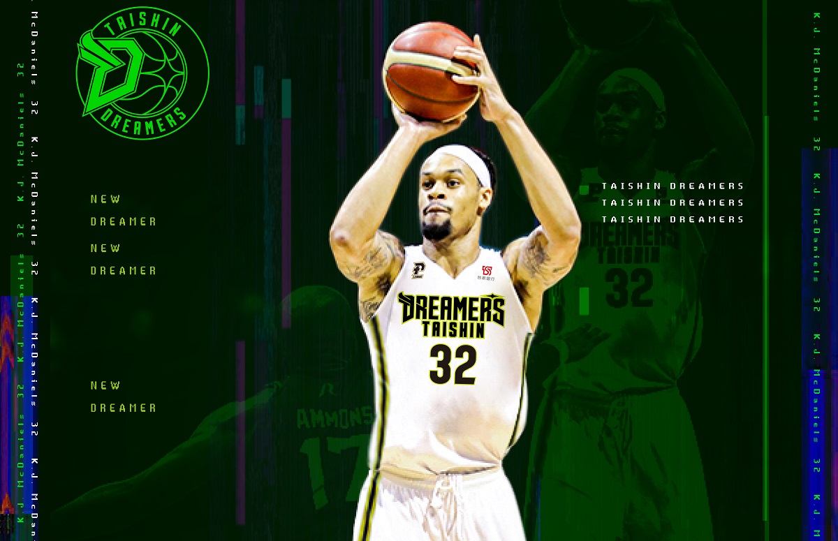 ▲麥克丹尼爾斯加盟夢想家。（圖／夢想家球團提供）