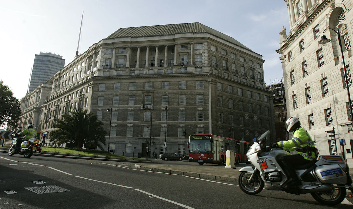 ▲英國軍情五處（MI5）處長認為，將俄羅斯與中國的間諜威脅當作恐怖主義一樣戒慎以待。圖為MI5總部。（圖／美聯社／達志影像）