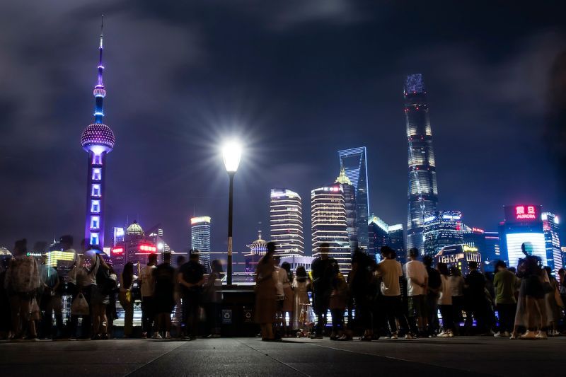 ▲近年全世界約六成的超高樓都集中在中國，令不少人擔心中國將面臨「高樓魔咒」後的經濟衰退。（圖／美聯社／達志影像）
