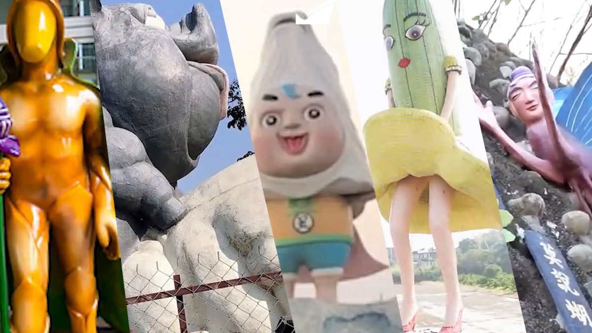 ▲台灣的最醜吉祥物，大家是否有印象呢？(圖／翻攝徐海莉 Hailey YouTube)