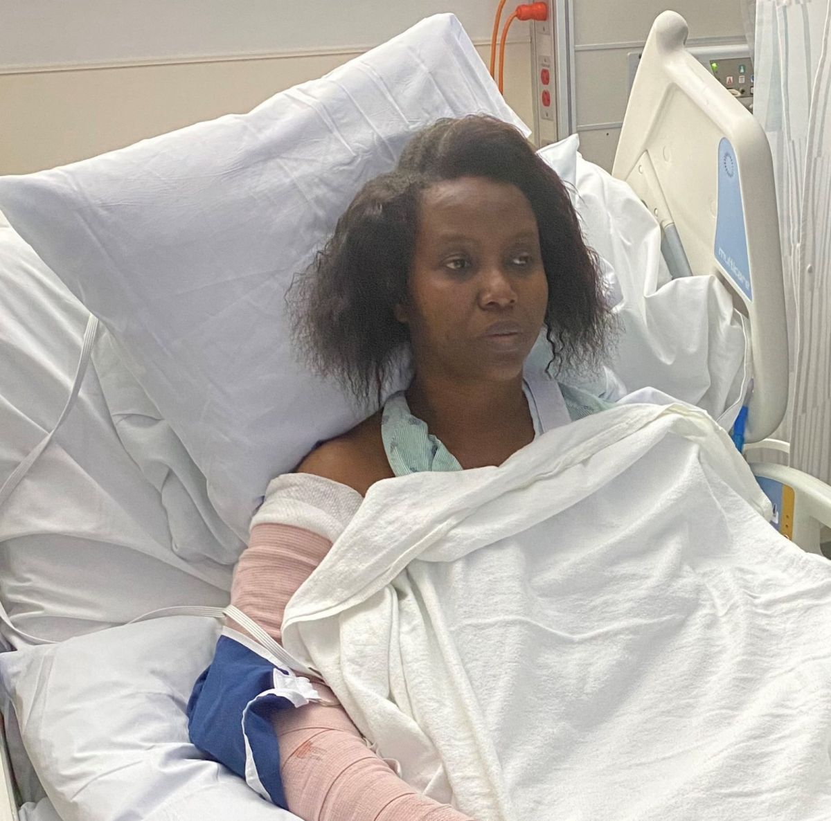 ▲海地總統摩依士（Jovenel Moise）日前遇刺喪命，國葬儀式訂於23日，遺孀瑪婷（Martine Moise）預料將出席。（圖／翻攝自推特）