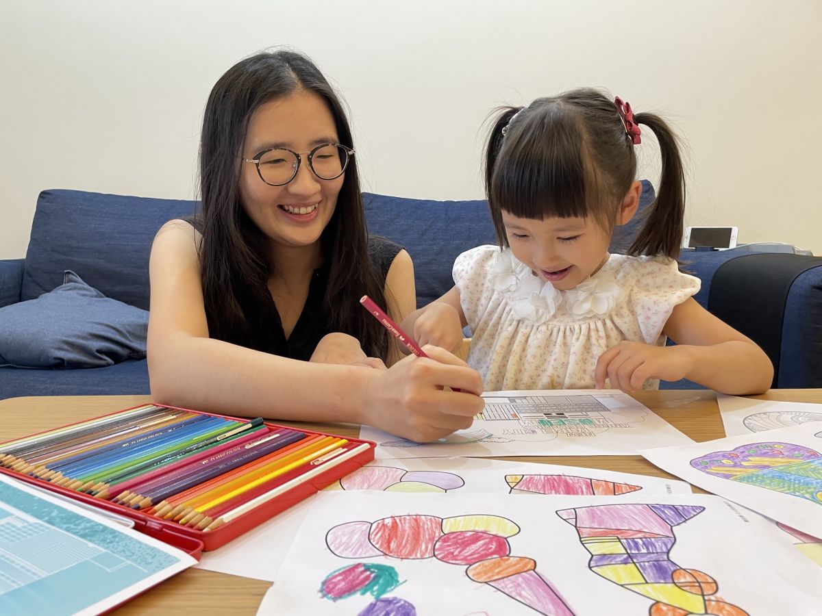 ▲新北市立鶯歌陶瓷博物館推出「玩美畫陶趣—著色畫」限定期間著色參加抽獎的活動。（圖／新北市立鶯歌陶瓷博物館提供）