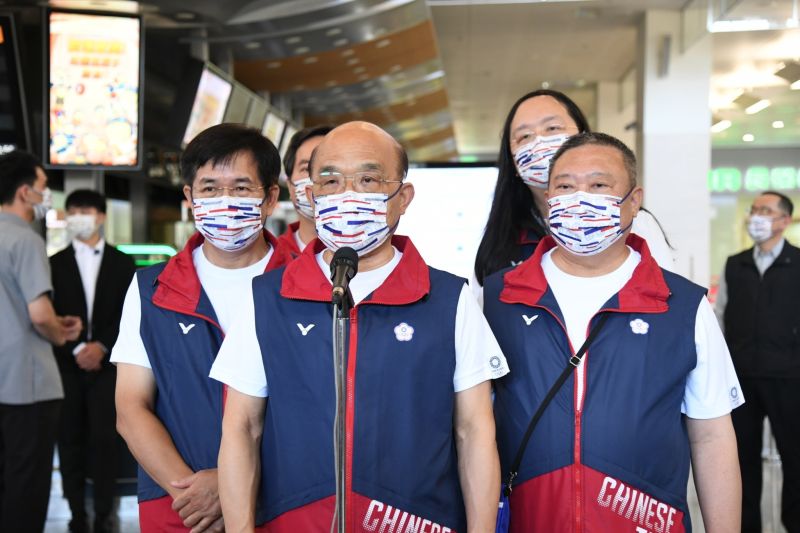 ▲行政院長蘇貞昌一上任,即核定5年63億經費照顧運動員。(圖/行政院提供)