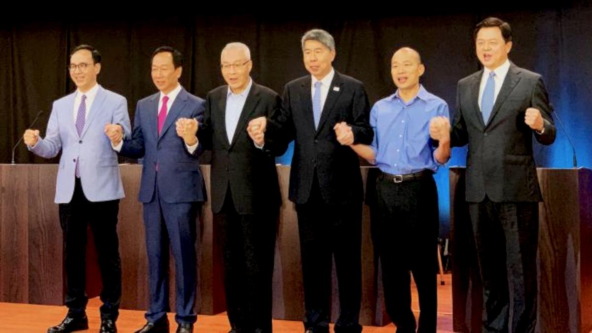 ▲國民黨前主席吳敦義近日將發表自傳新書，內容提及2020年總統初選時的黨內恩怨，凸顯內部的矛盾與分裂，令士氣大受打擊。圖為2019年舉辦的國民黨總統提名初選國政願景說明會。（圖／翻攝自NOWnews資料照）