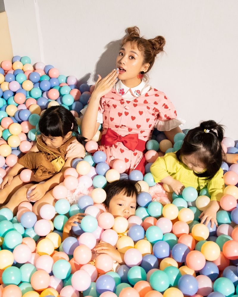 ▲鬼鬼當孩子王辦時尚趴。(圖/avex
