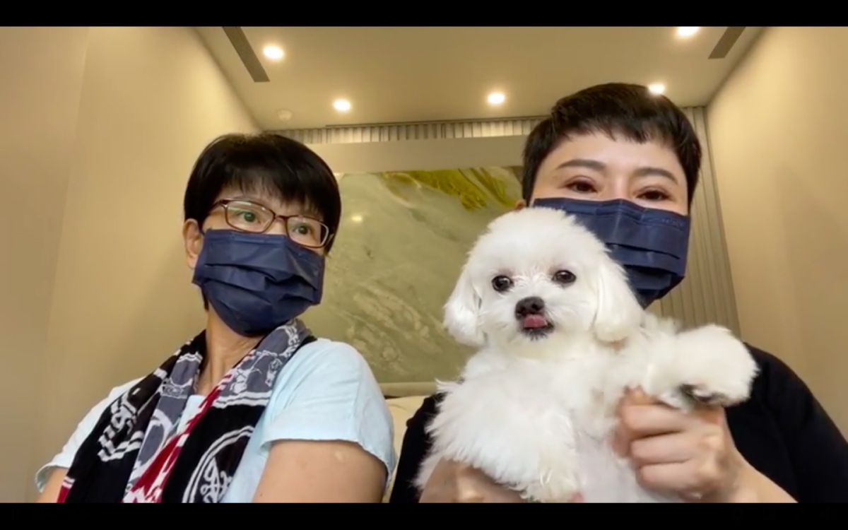 ▲詹雅雯（右）宣布直播暫停。（圖／翻攝詹雅雯臉書）