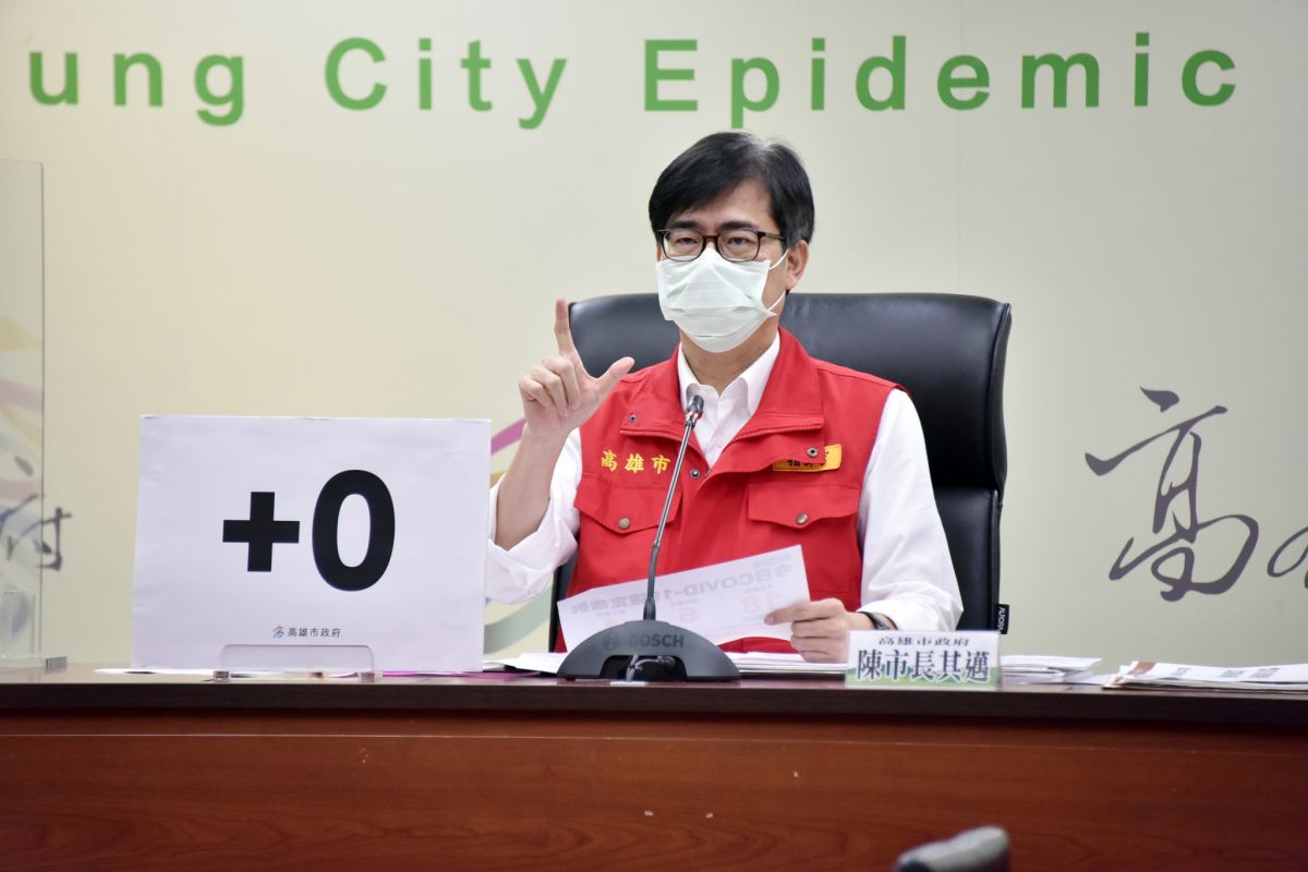 ▲高雄市長陳其邁認為，口罩在這幾個月到一年，會成為生活一部分，「短期內回不去了」。（圖／高雄市政府提供）