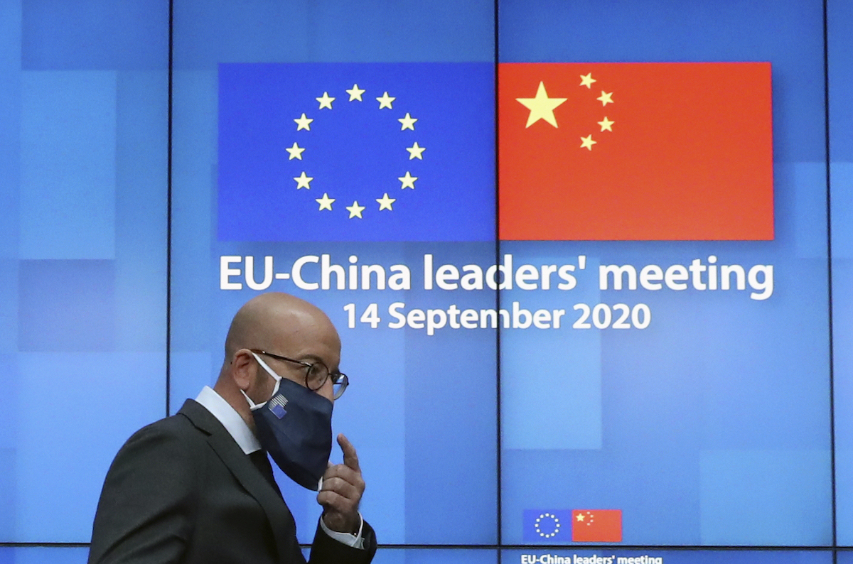 ▲英國媒體認為，在目前歐洲對待中國態度謹慎溫和的現今，立陶宛勇於反抗強權的勇氣值得讚賞與支持。（圖／美聯社／達志影像）