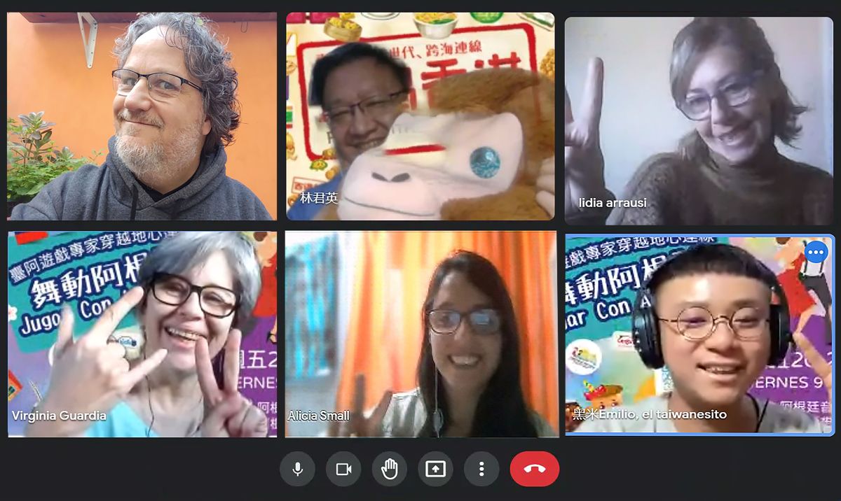 ▲新北市立圖書館特推出跨國零時差連線的「校外教學」體驗活動，讓孩子增廣見聞，與世界接軌。（圖／新北市立圖書館提供）