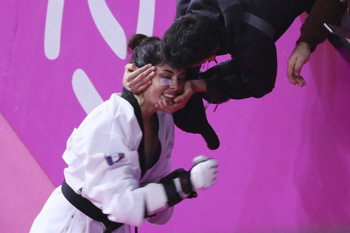 ▲智利跆拳道女將Fernanda Aguirre。（圖／美聯社／達志影像）