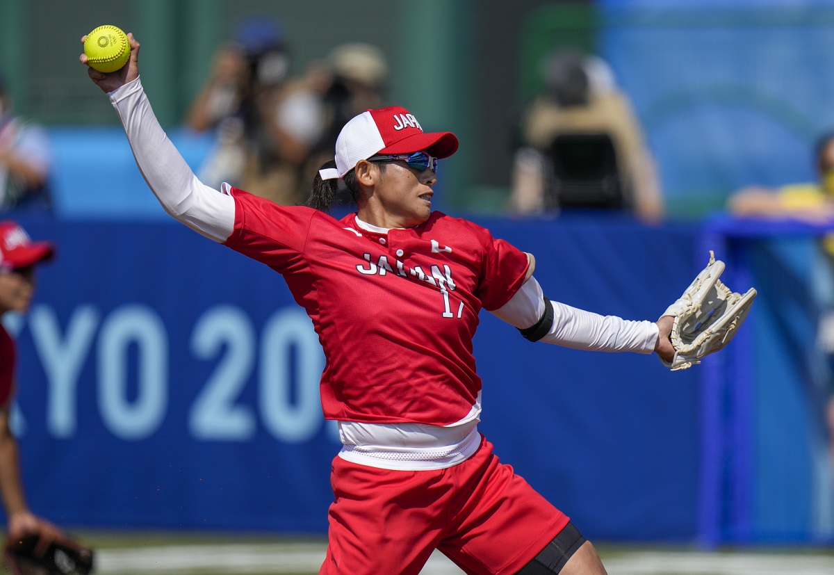▲日本女壘投手上野由岐子。（圖／美聯社／達志影像）
