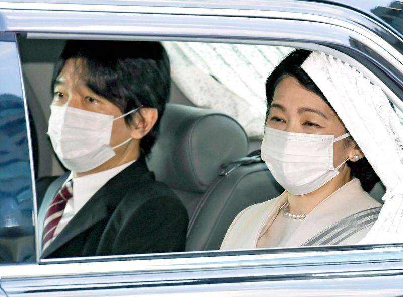 ▲日本TBS電視台報導，日本皇室秋篠宮夫婦今天上午前往宮內廳醫院，接種新冠疫苗。（圖／美聯社／達志影像）