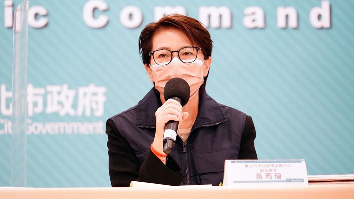 ▲北市1名確診業務員去過甜點店，副市長黃珊珊指出，確診足跡點較多，已匡列65人居家隔離。（圖／台北市政府提供）