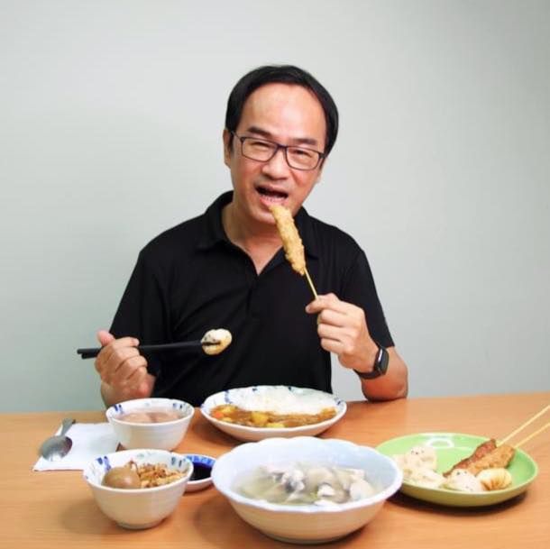 ▲來自高雄市三民區的民進黨立委李昆澤,推薦當地的廖家黑輪等美食。(圖/翻攝自李昆澤臉書)