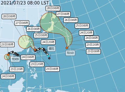 又一颱風恐生成！「尼伯特」將撲日　氣象局：影響東奧
