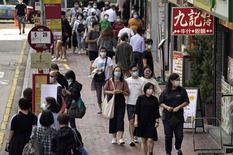 ▲台灣疫情逐漸趨緩的今日，有個地方同樣已控制住疫情，那就是香港。根據官方紀錄，過去46天，本地已沒有本土確診病例。（圖／美聯社／達志影像）