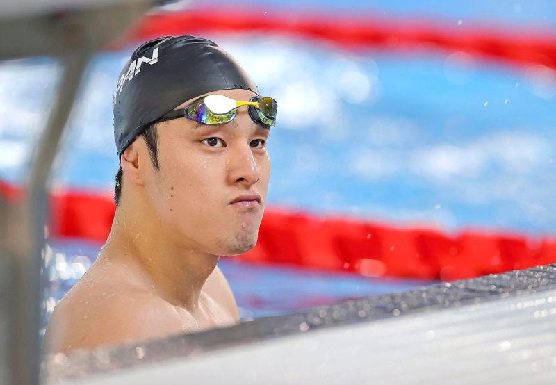 ▲日本游泳好手瀨戶大也在東奧400公尺混合式預賽爆冷出局。（圖／美聯社／達志影像）
