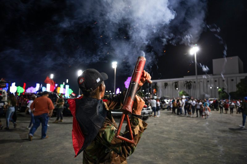 ▲加拉瓜警方表示，又有一位總統參選人被捕，這已經是奧蒂嘉（Daniel Ortega）政府在11月7日大選前逮捕的第7位參選人。（圖／美聯社／達志影像）