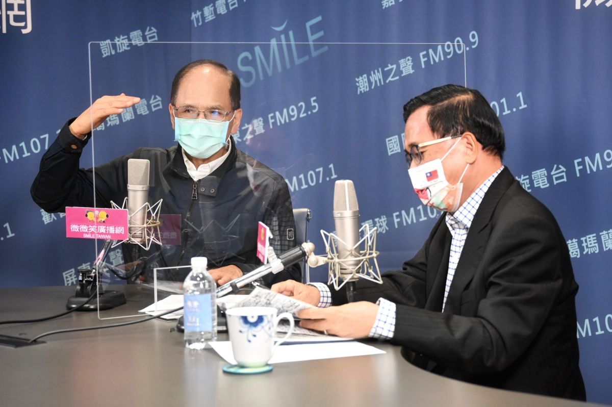 ▲立法院長游錫堃25日接受前總統陳水扁廣播專訪時表示，台灣想要國家正常化，需要美國支持加入聯合國。（圖／游錫堃辦公室提供）