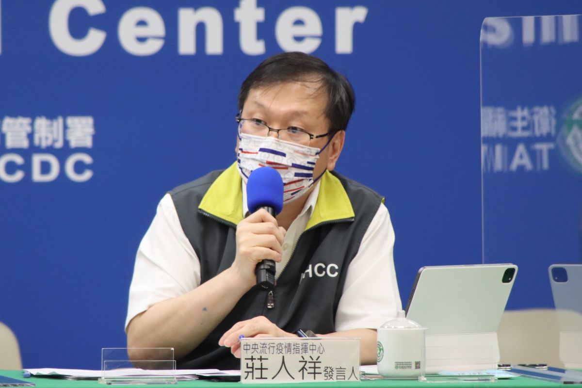 ▲中央流行疫情指揮中心發言人莊人祥。（圖／指揮中心提供）
