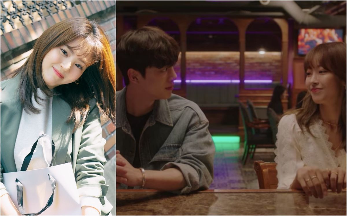 ▲劇中，韓韶禧（左）搞失聯，宋江（右圖左）到酒吧轉移注意力。（圖／Netflix、JTBC DRAMA臉書）