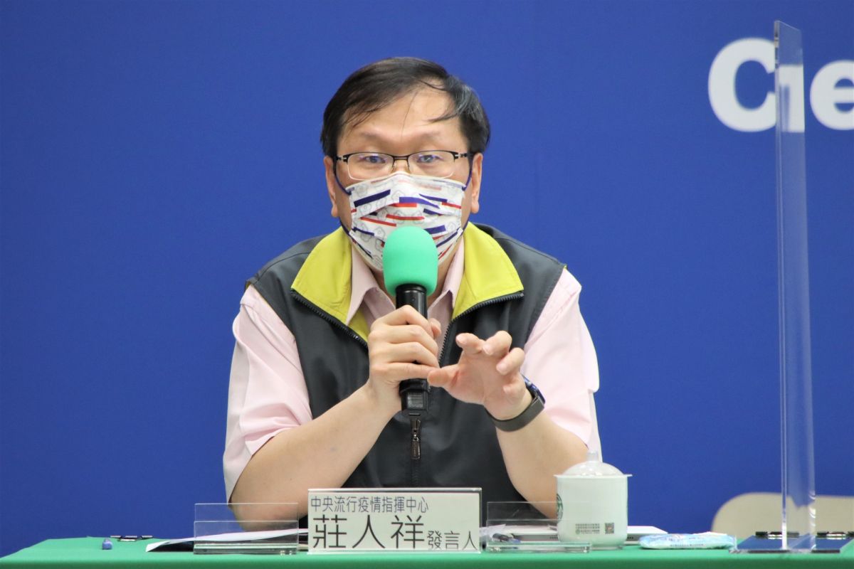 ▲指揮中心發言人莊人祥。（圖／指揮中心提供）
