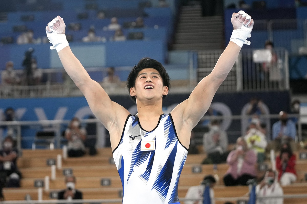 ▲日本體操新星橋本大輝獲得個人全能金牌。（圖／美聯社／達志影像）