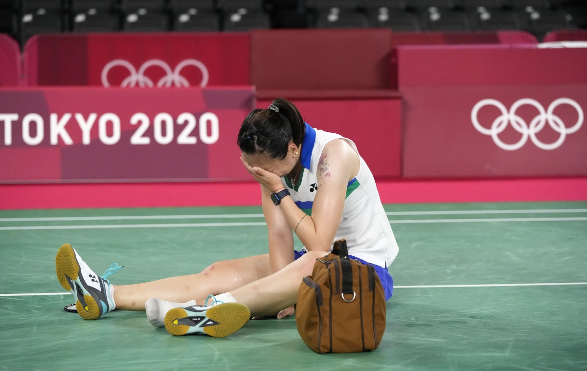 ▲美國女將張蓓雯因傷退賽。（圖／美聯社／達志影像）