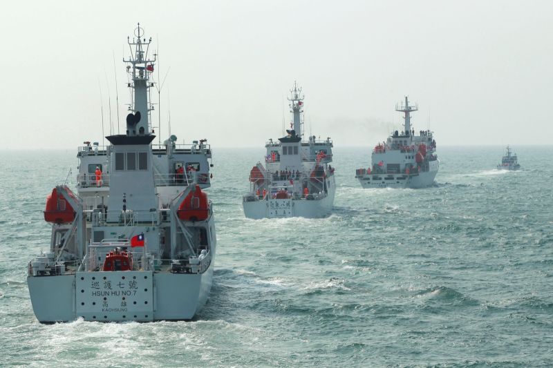 中國包圍台6海域軍演　漁業署：沿近海漁船正常作業
