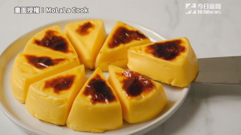 ▲「芝士烤牛奶」完成品。(圖/MoLaLa