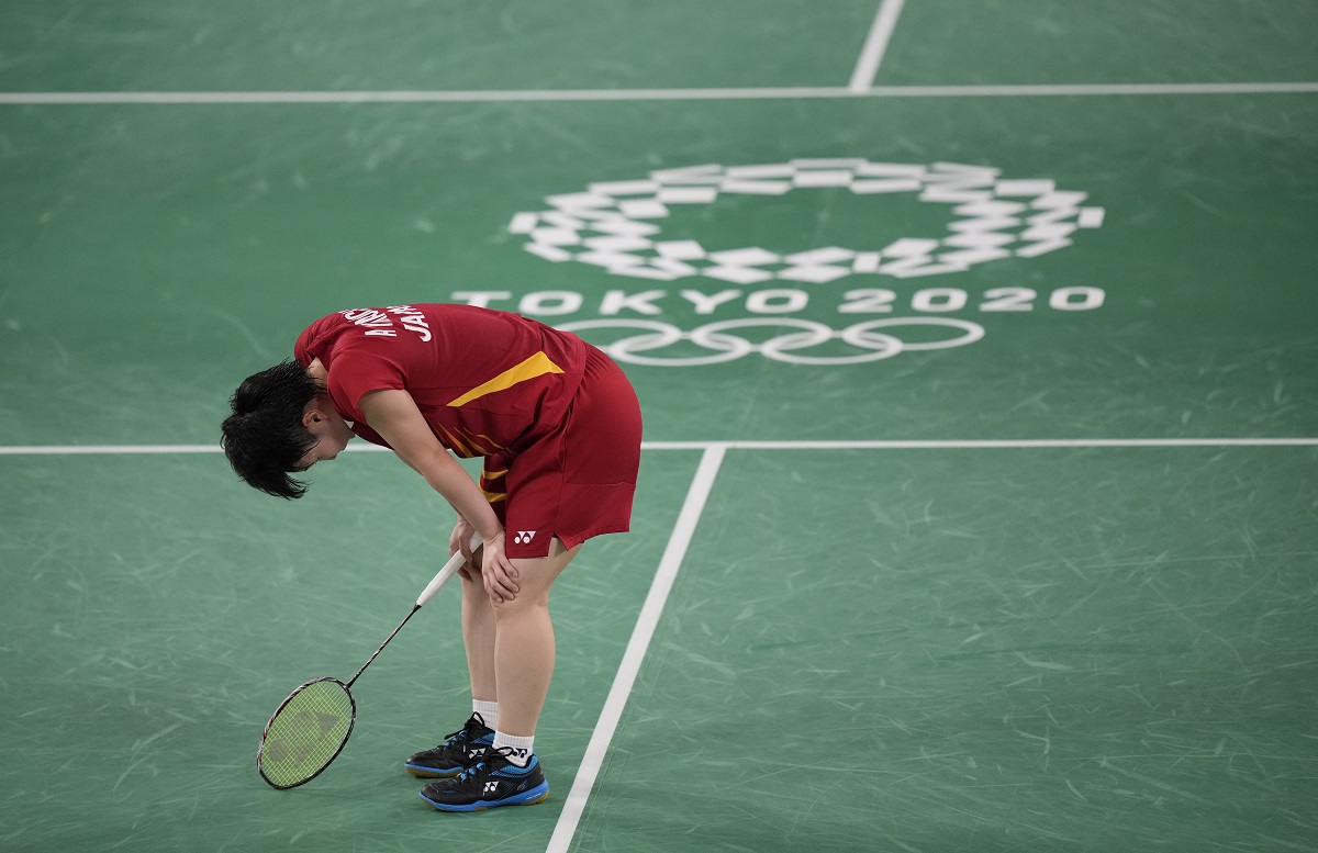 ▲山口茜在東京奧運女單八強止步。（圖／美聯社／達志影像）