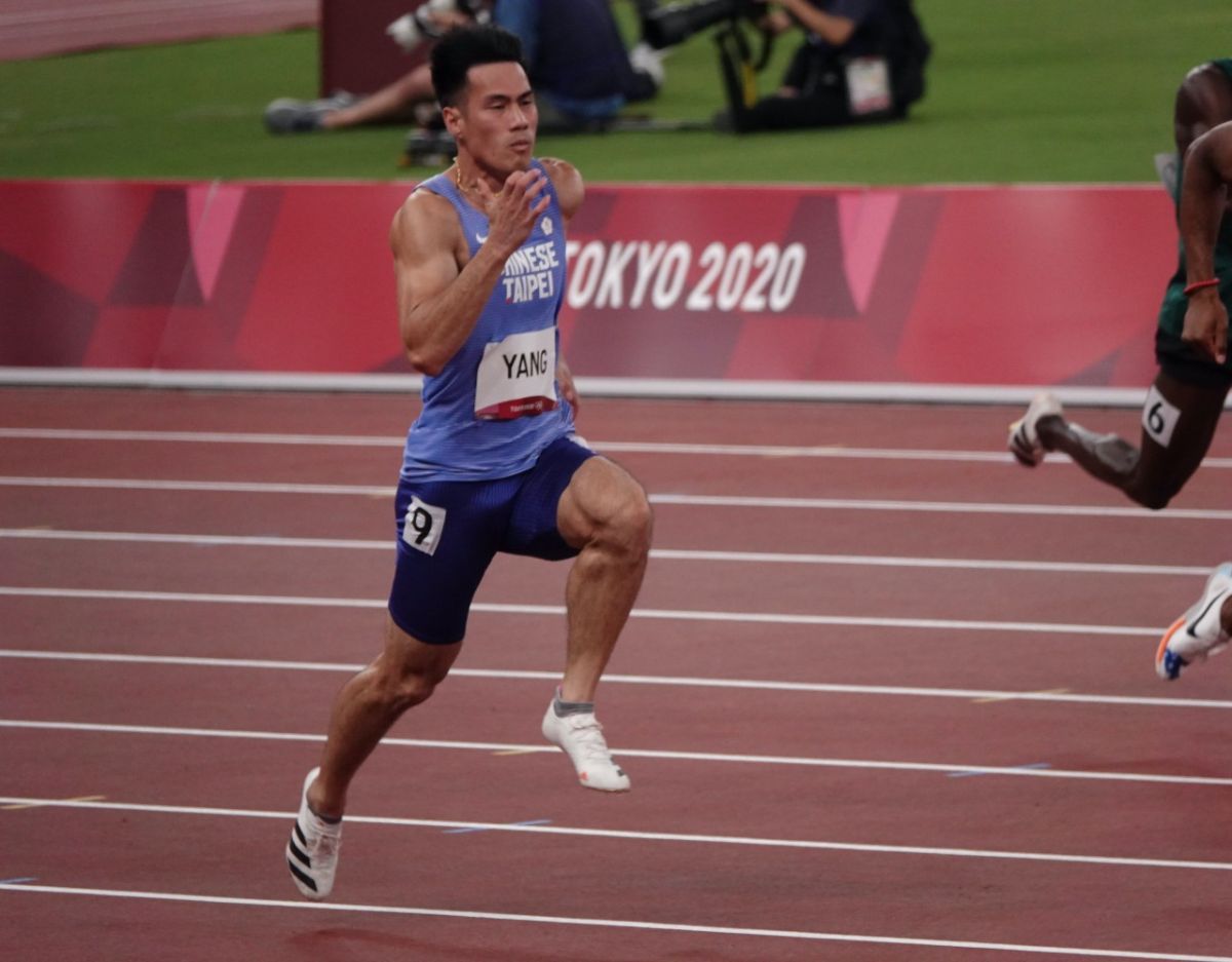 ▲台灣最速男楊俊瀚亞運力拚奪牌。（中華奧會提供）