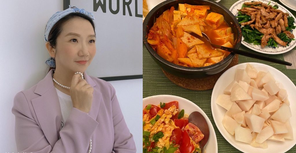 ▲陶晶瑩雖然力行減肥，卻還是會用盡心力，為子女煮晚餐。（圖／陶晶瑩IG）