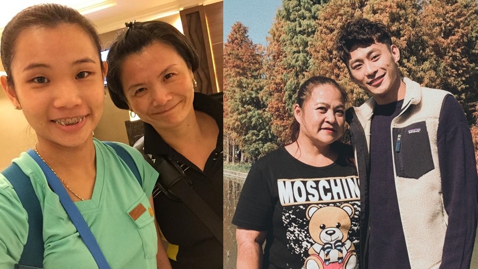 ▲戴資穎（左圖）的媽媽，從來不為她設限制；楊勇緯（右圖）的媽媽曾是柔道選手，在賽場為他加油聲最大。（圖／戴資穎、楊勇緯臉書）