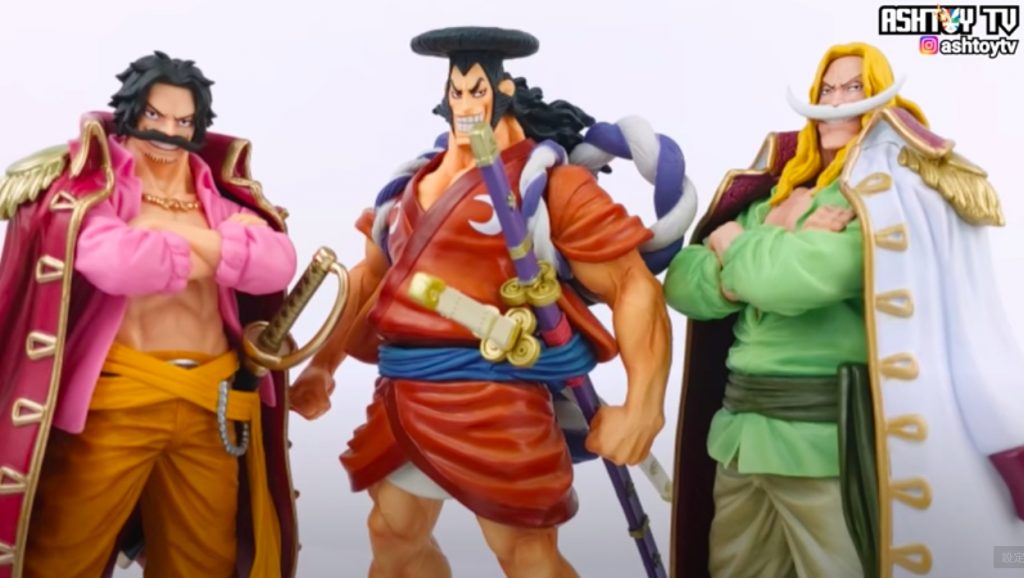 海賊王公仔，羅傑+光月御田+白鬍子 擺拆超帥！(now電玩)