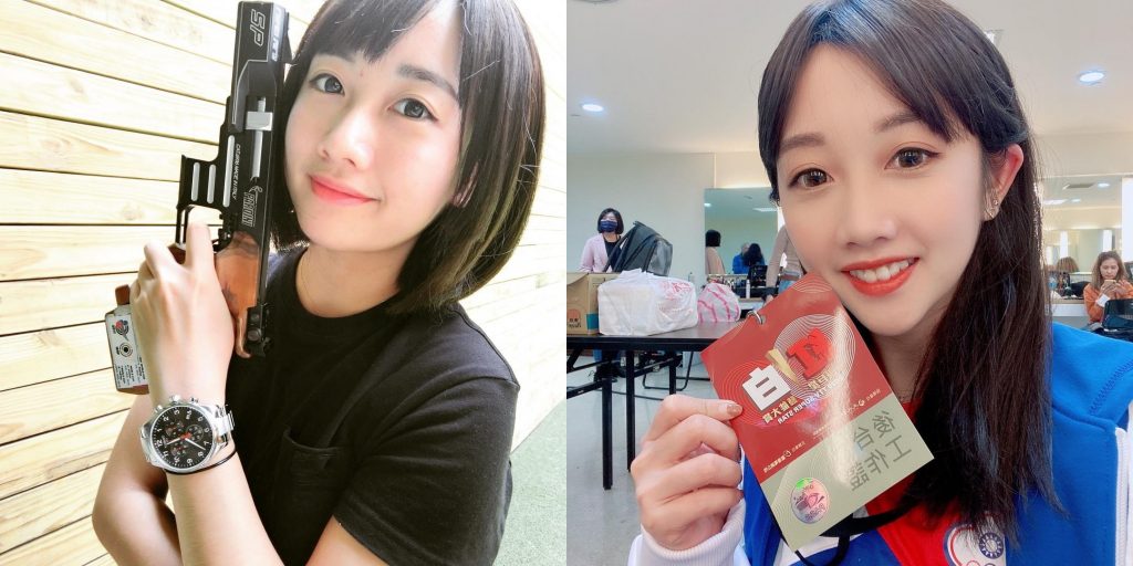 ▲空氣手槍國手吳佳穎外型亮眼。（圖／吳佳穎臉書）