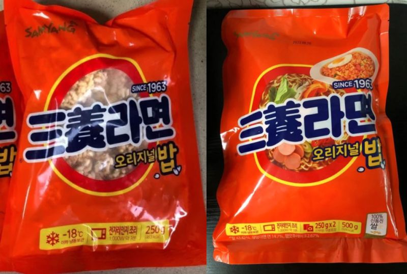 ▲原PO分享韓國三養拉麵推出的「拉麵飯」。（圖／翻攝自《Dcard》）