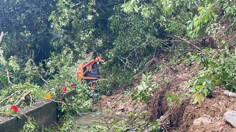 豪雨襲高雄　山區出現零星坍方　桃源區4里撤離
