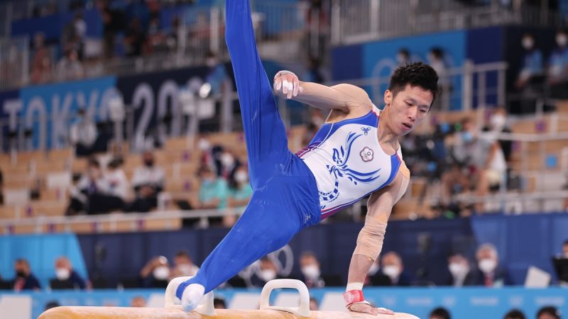 ▲「鞍馬王子」李智凱在東京奧運個人鞍馬決賽中奪銀。(圖/體育署)
