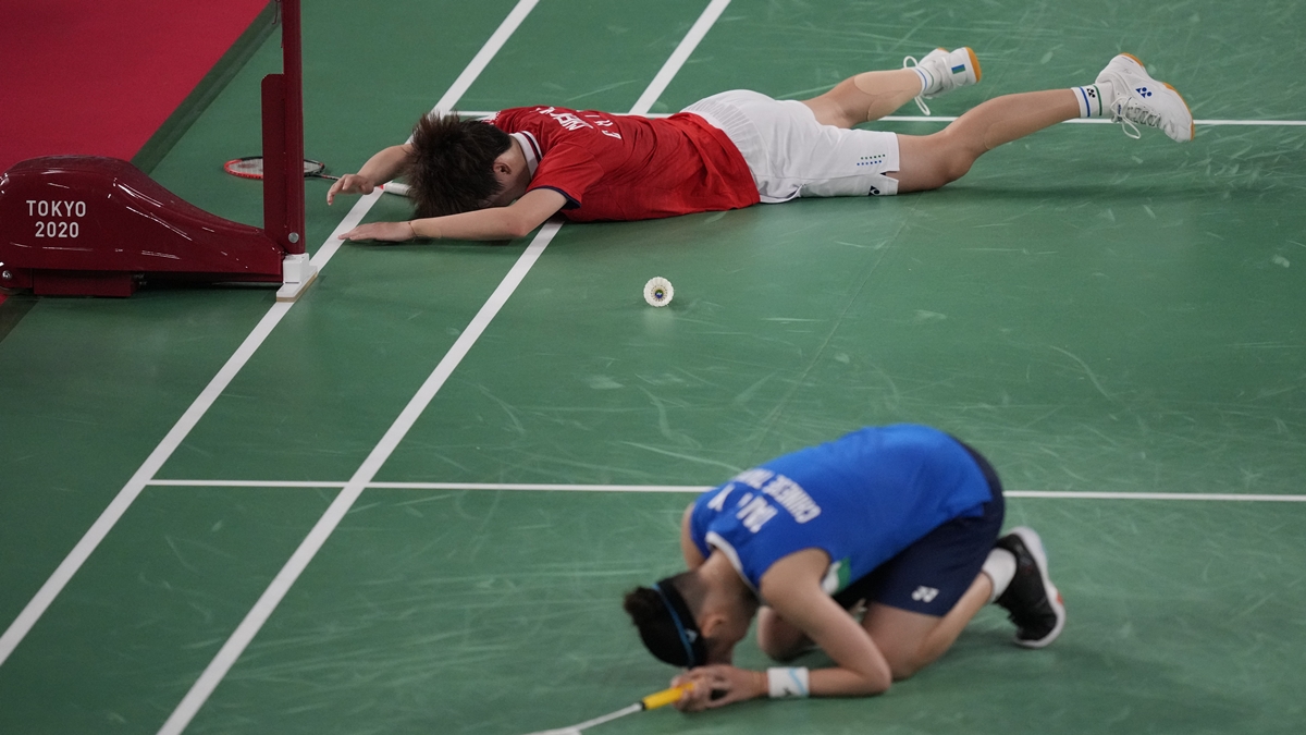 ▲東京奧運羽球女單金牌戰今(1)日進行，我國世界球后戴資穎對上中國大陸名將陳雨菲，雙方此役都打出了各自最好的水平。（圖／美聯社）