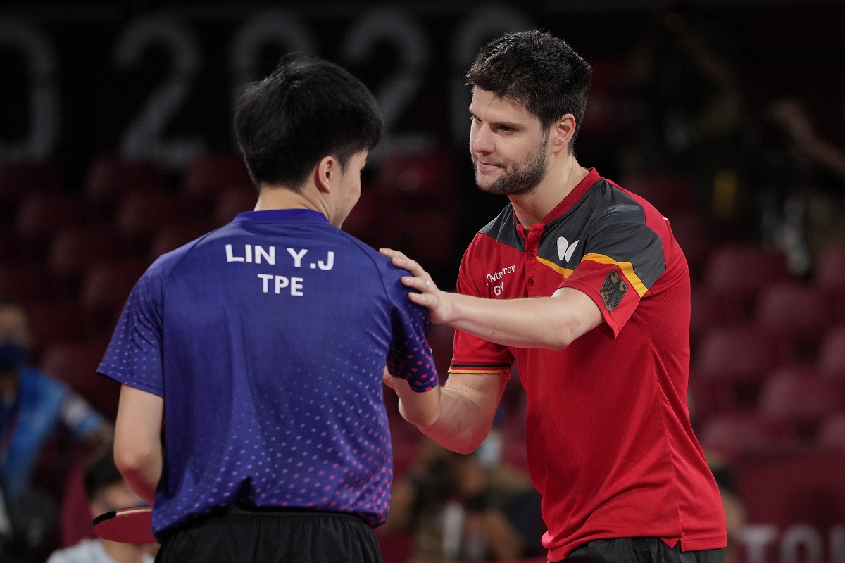 ▲德國名將奧恰洛夫(Dimitrij Ovtcharov)在德國隊以0：3不敵中華隊之後，賽後坦言非常失望。（圖／美聯社／達志影像）