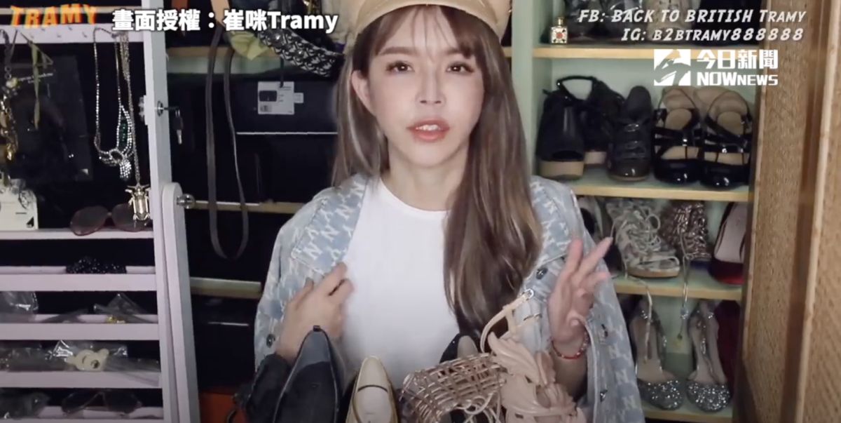 ▲　網紅崔咪開箱自身收藏，「浮誇高跟鞋」哪雙讓你最驚訝？（圖／崔咪Tramy  授權）