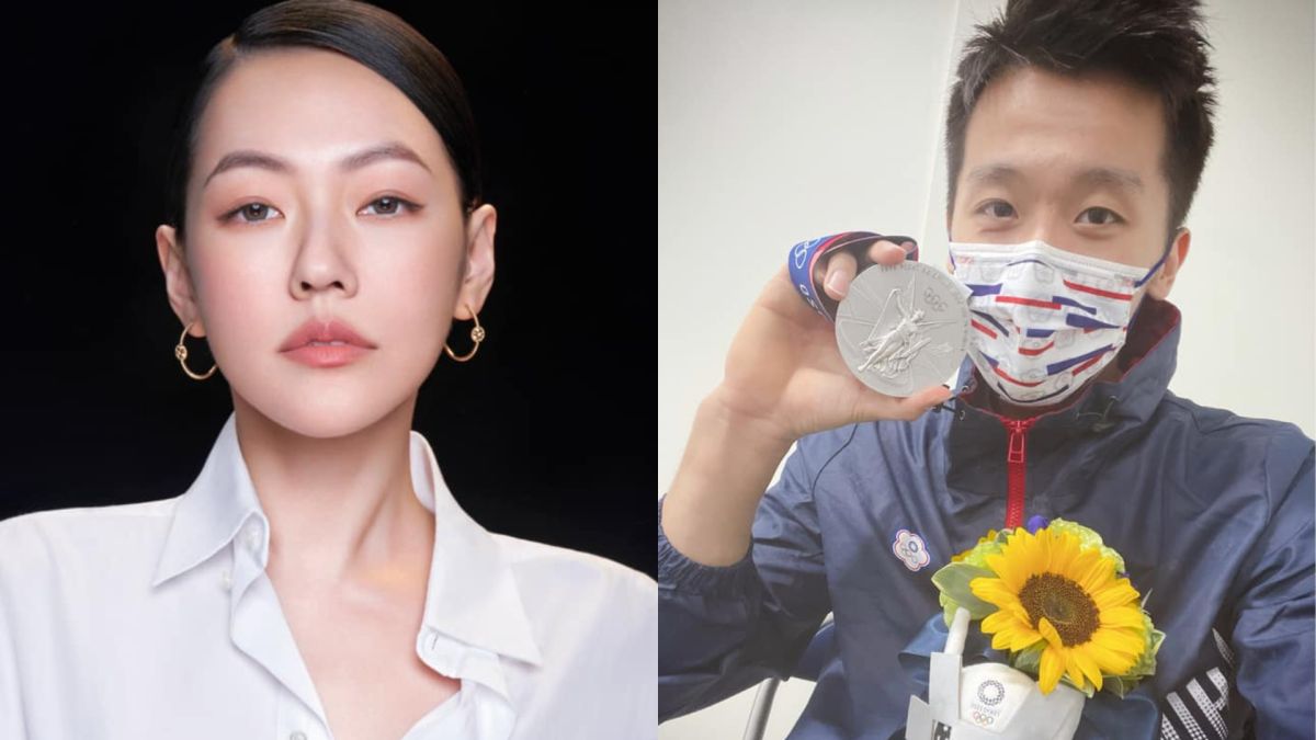 ▲被小S（左圖）稱讚奪牌帥翻天，李智凱親自回覆。（圖／小S、李智凱臉書）